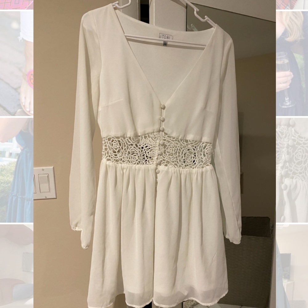 TOBI white dress size small